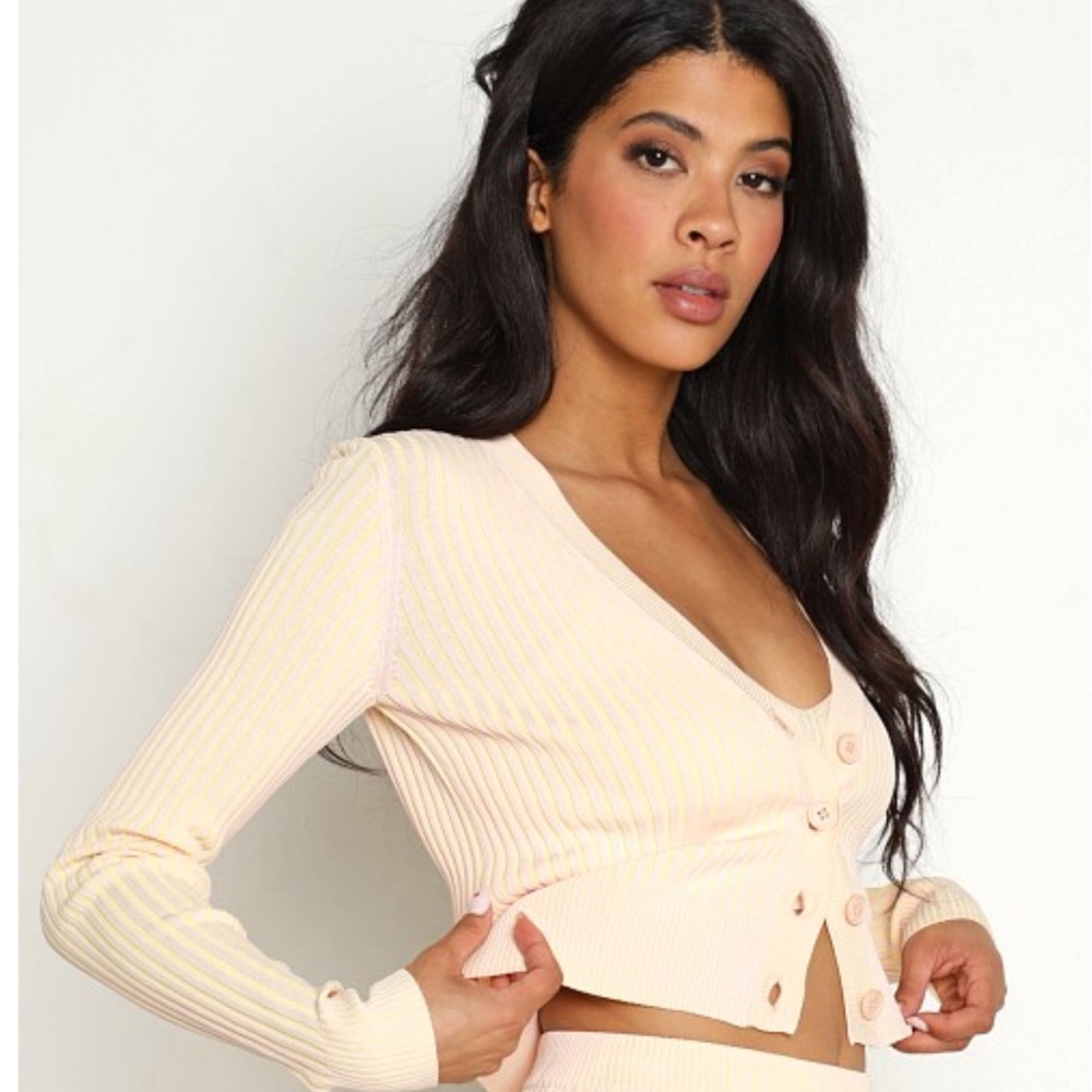 L Space Sundown Cardigan Rose Quartz- small